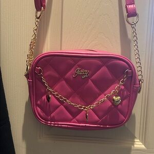 Juicy Couture Pink Quilted Crossbody Bag nwot kids girls cute stocking stuffer